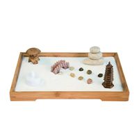 Vente en gros de jardin Zen de bureau personnalisé micro paysage cadeau de jardin Zen décoration de la maison bricolage jardin Zen pour grossiste