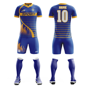 Set Completo da <span class=keywords><strong>Calcio</strong></span> Personalizzato con Stampa a Sublimazione Divise per <span class=keywords><strong>Squadre</strong></span> e Club <span class=keywords><strong>Abbigliamento</strong></span> da Football - Product Image 4