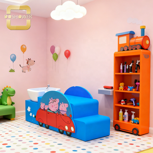 Fabricant de fauteuils de pédicure pour enfants, lit de shampooing, fabricant de lit de shampooing de spa bleu pour enfants, fournisseur de lit de shampooing de spa pour enfants - Product Image 1