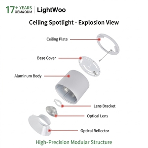 Luminaria Empotrada de Superficie COB de Alta Calidad, Módulo LED COB, Carcasa Moderna para Hogar, Oficina, <span class=keywords><strong>Hotel</strong></span>, Apartamento, Proyecto de Iluminación, 40W - Product Image 2