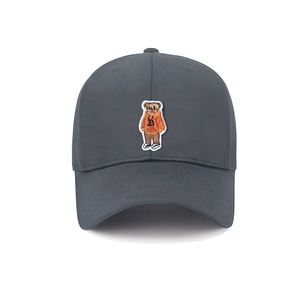 Street Chic Casual Dad Hat Bordado Naranja Teddy Bear en Sudadera Gorra de béisbol - Product Image 4