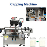 Ligne de remplissage automatique de poudre d'épices de haute précision, machine de remplissage, de bouchage et d'étiquetage de bouteilles en verre pour poudre de curcuma, poudre d'oignon