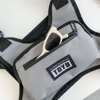 Produit Tendance 2026 : Sac de Poitrine Portable en Nylon, Imperméable, avec Fermeture Éclair, Tendance et Fonctionnel