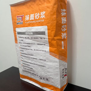 Sacs tissés par pp carrés durables du fond avec la conception unique pour l'expédition de mortier de gypse de <span class=keywords><strong>ciment</strong></span> - Product Image 5
