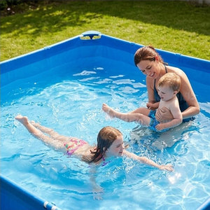 <span class=keywords><strong>Piscina</strong></span> <span class=keywords><strong>Rectangular</strong></span> Elevada Familiar de 3*2*0.75m - <span class=keywords><strong>Piscina</strong></span> con Marco de PVC Resistente <span class=keywords><strong>para</strong></span> Niños y Adultos - Product Image 5