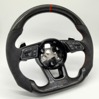 Volante de Fibra de Carbono al por Mayor para Audi A3 A4 A5 A6 A7 A8 Q3 Q5 Q7 Q8 TT R8 RS3 RS4 RS5 RS6 S3 S4 S5 S6 S7