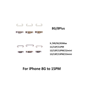 Botones internos de <span class=keywords><strong>encendido</strong></span>/apagado y volumen, soporte para tarjetas, para <span class=keywords><strong>iPhone</strong></span> 16 11 12 13 14 15 Pro Max X XR XS <span class=keywords><strong>8</strong></span> <span class=keywords><strong>Plus</strong></span>, ganchos de resorte en U - Product Image 4