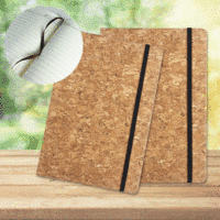 Cahier à couverture en bois de liège écologique A5, carnet de Journal en papier sans acide