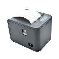 Printer Thermal Receipt USB Lan Ethernet Hitam Kecepatan Tinggi 80mm dengan 200 DPI untuk Sistem POS Tersedia