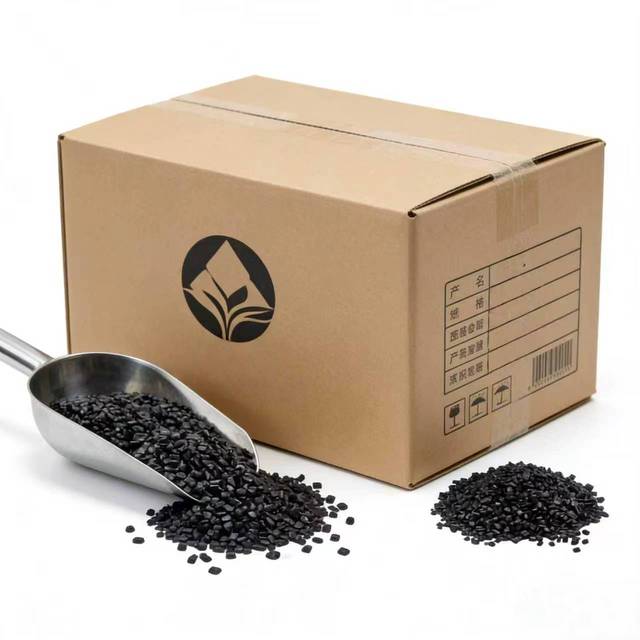 HongJian High Blackness Masterbatch Particle Material Good Glossiness Antistatic Features Industrial Use Calendering Grade