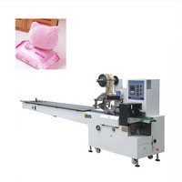 Flow Wrap Verpakkingsmachine Voor Zeep, Biscuit, Koekje, Broodjes