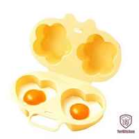 Moule à œufs vapeur en plastique PP de qualité alimentaire, moule réutilisable pour aliments complémentaires pour bébés, moule à œufs pour la cuisine domestique