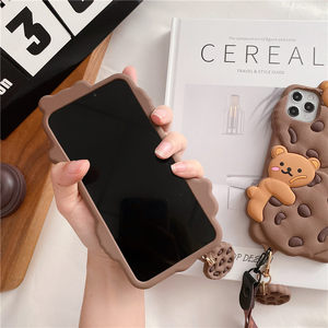 <span class=keywords><strong>Funda</strong></span> de Silicona Suave con Diseño de Oso de Chocolate en 3D para <span class=keywords><strong>iPhone</strong></span> 17 Pro Max 14 13 12 <span class=keywords><strong>11</strong></span> X XR 8 Plus - Product Image 3