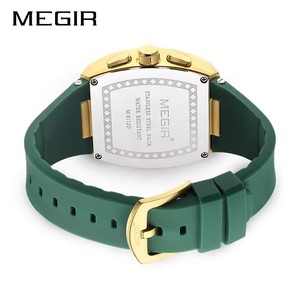 Thương Hiệu Hàng Đầu Megir Thương Hiệu Ban Đầu Mens Chronograph Thạch Anh Đồng Hồ Màu Xanh Lá Cây Relojes Hombre Montre Reloj Para Femme Người Đàn Ông Cổ Tay Đồng Hồ 8112 - Product Image 6