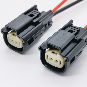 Conector Automotriz Impermeable de 2 Pines con Cable Preconectado Rojo/Negro para Sensores - Product Image 1