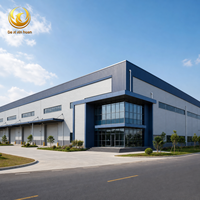 Fábrica de Acero Prefabricado, Planta de Manufactura, Taller Industrial, Almacén, Oficina, Edificio de Producción