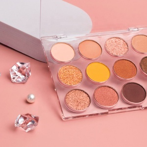 Paleta de sombra de ojos acrílica transparente personalizada, alta calidad, plástico, alta pigmentación, maquillaje de fábrica - Product Image 4