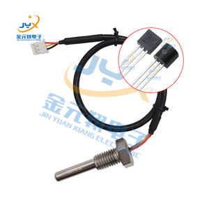 Sonda de Temperatura Digital a Prueba de Agua con Rosca de Acero Inoxidable, Rango de -40~+125, para Sondas G1/2-G3/4, 1 Año de Garantía - Product Image 4