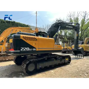 Cheap Used Multifunction Hydraulic Excavator Second Hand Well Maintained HYUNDAI 220LC Quality Assured Crawler Excavator