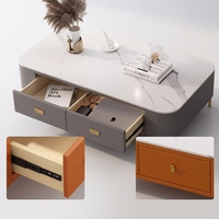 Meuble TV de salon 2024 Nouveauté Maison Moderne Simple Luxe Meuble TV sur pied et Table Basse Combinée