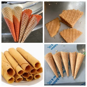 Automatic Egg Roll Biscuit Small Sugar Wafer Making <b>Machine</b> Commercial <b>Waffle</b> Crispy Ice Cream Cone Baking Shaping <b>Machine</b> - Product Image 3