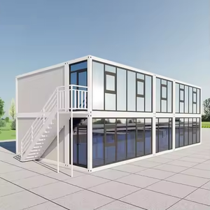 Casa Prefabricada Modular de Dos Pisos, Plegable, de Ensamblaje Rápido y Económico, para Vivienda Temporal, Oficina, Hotel - Product Image 1