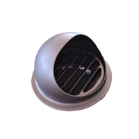 Sortie d'air extérieur DN150 pour registres et grilles étanches à la pluie ronds et sphériques en acier inoxydable