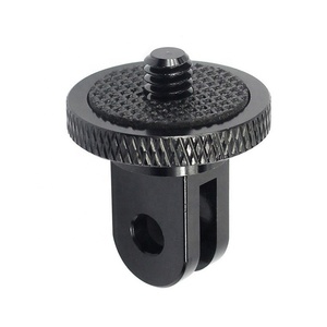 Takenoken 1/4 Inch Nhôm Mini <span class=keywords><strong>Tripod</strong></span> Núi <span class=keywords><strong>Adapter</strong></span> Đi Pro Phụ Kiện Cho Hành Động Máy Ảnh Video Chụp Anh Hùng Cho <span class=keywords><strong>Xiaomi</strong></span> Yi 4K - Product Image 1