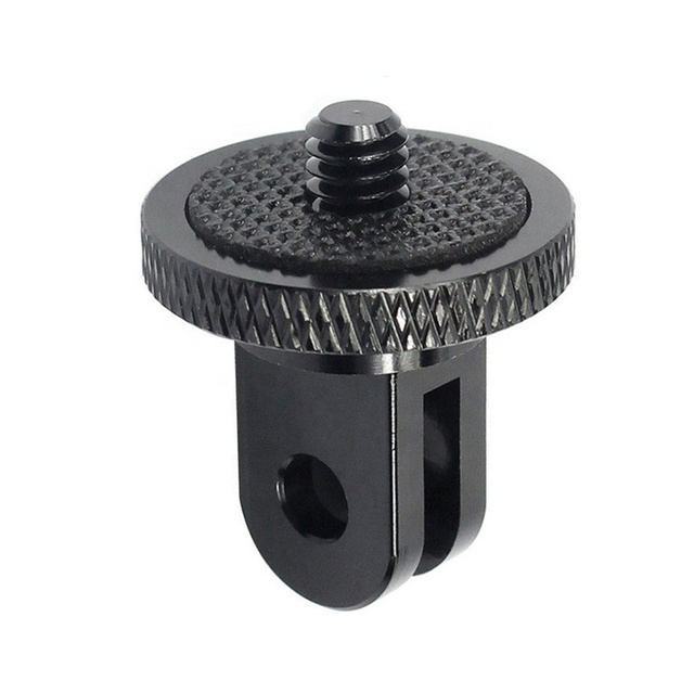 Takenoken 1/4 Inch Aluminum Mini Tripod Mount Adapter Go Pro Accessory for Action Camera Video Shooting Hero for Xiaomi Yi 4K