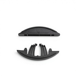 Conector Invisible Dos en Uno GQK GL0203, Plástico Industrial Moldeado, Parte Fija P14, Parte Extraíble P15, 45 Grados, Tipo Begonia Horn - Product Image 3