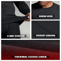 Chemise de compression pour homme, coupe musclée, pour la musculation, la course à pied, manches longues, thermique, extensible dans 4 directions, logo personnalisé, OEM, ODM, marque privée