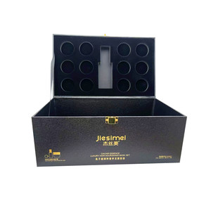 Chất Lượng Cao Tùy Chỉnh Sang Trọng Mỹ Phẩm Và Chăm Sóc Tóc Kem Bao Bì Bản Lề Cứng Nhắc Hộp Giấy Với Bìa Cứng Bộ Sang Trọng Đóng Gói - Product Image 3