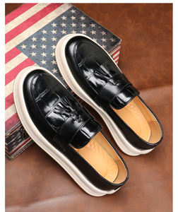 Zapatos de Oficina de Lujo para Hombre, Otoño 2024, Oxfords con Cordones, Estilo Casual para Caminar, Mocasines de Vestir para Negocios, Más Vendidos - Product Image 6