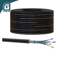 Cable de Red UTP Gcabling de 1000m, Ethernet, SFTP, Cat7e, Cat 7, 6e, Cat5e, 4p, 26AWG, 24AWG, AWG26, Cat 6, 5e, 100% Cobre