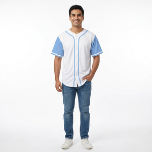 Maillot de baseball personnalisé chemise de softball imprimé personnalisé votre nom et numéro deux boutons maillot pour hommesfemmesjeunesse - Product Image 1