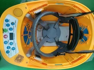 หมวกกันน็อคสร้างความเย็นด้วยพลังงานแสงอาทิตย์ Ai หมวกกันน็อคแบบคู่เครื่องปรับอากาศแบบชาร์จไฟได้สำหรับผู้ชายฤดูร้อน - Product Image 3