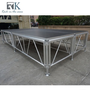 Outdoor & Indoor Stage Truss System Adjustable Height Lawn Concert Stage - Product Image 6