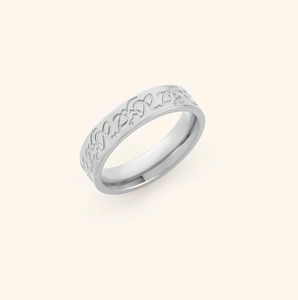 Inspire Jewelry Hurriya <span class=keywords><strong>Freedom</strong></span> Ring Étanche en acier inoxydable avec placage rose et or Princesse Cut Diamond pour mariage - Product Image 6