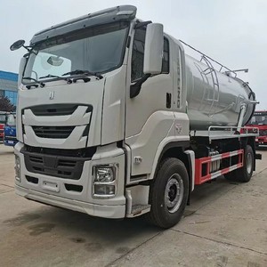 1SUZU GIGA Municipal Sewage Vacuum <b>Pump</b> Tanker Diesel-Fueled Sewer <b>Suction</b> Truck with Manual Transmission - Product Image 1