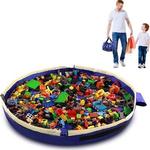 Sac de rangement pliable pour jouets, durable et portable, avec tapis de jeu pour enfants - échantillon gratuit - Product Image 2