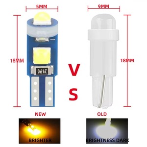 New T5 3030 Instrument Lamp 3SMD Canbus Error Free CE ROHS Certified Super Bright <b>Car</b> <b>Interior</b> Dashboard Side Light Indicator - Product Image 2