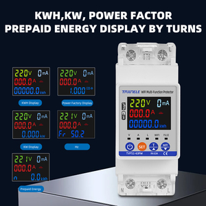 63A واي فاي تويا واي فاي قياس Kwh مؤقت الجهد الحالي حماية تسرب الأرض حياة ذكية - Product Image 6