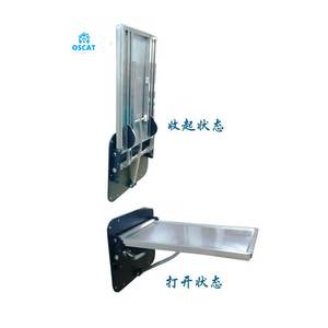 Meja Periksa Hewan Lipat OSCAT Clinic Push-pull Fleksibel dari Baja Anti Karat 304, Meja Lipat Dinding untuk Dokter Hewan - Product Image 3