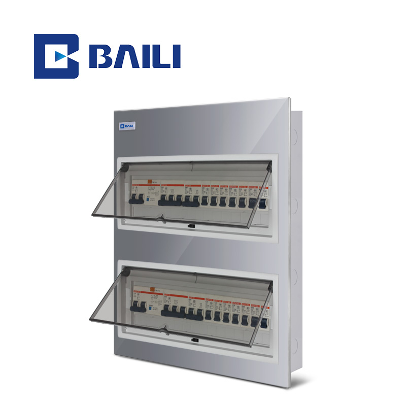 BAILI A8L 32way Stainless steel panel wall mounted electrical Control Panel board Distribution Box