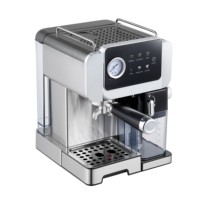 Machine à expresso commerciale intelligente 1350W avec mousseur à lait pour Latte Art 20Bar pression pour Barista usage domestique