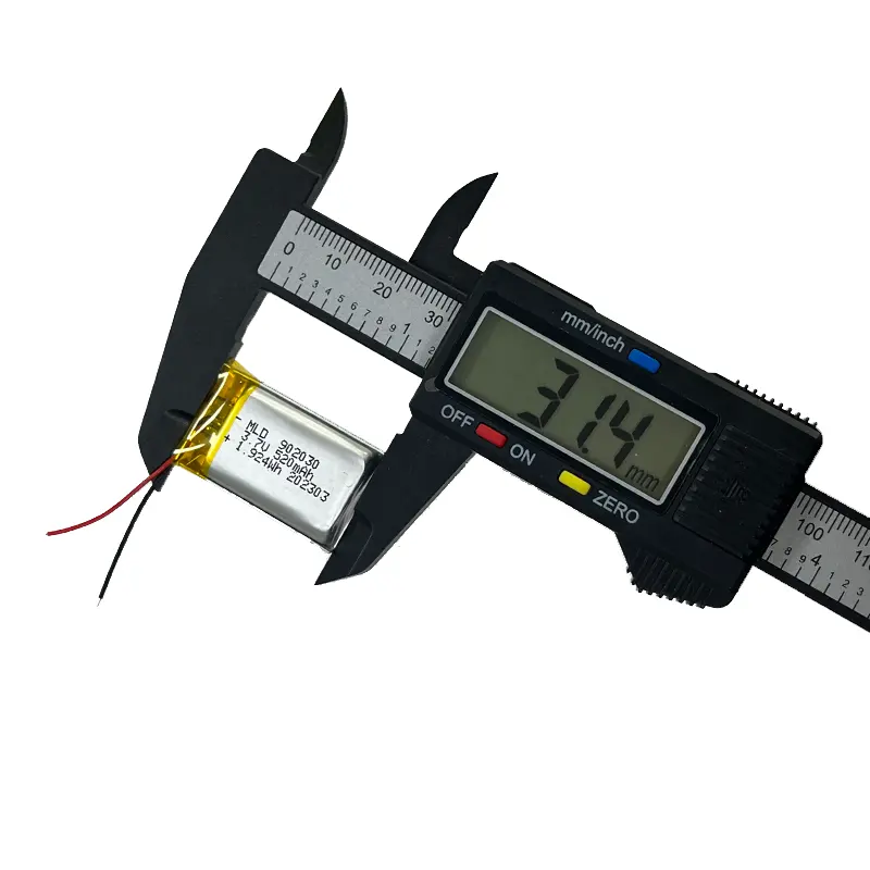 패션 하이 엔드 902030 리튬 폴리머 배터리 리튬 폴리머 3.7v 520mAh 배터리