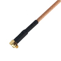 Connecteur coaxial RF haute performance, connecteur BNC femelle vers MMCX mâle à angle droit, pour câble RG316, mm