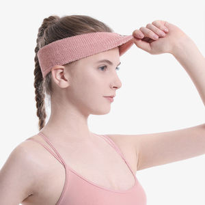 Wrist Protection Sweat Absorption Sports Fitness Yoga Breathable Cotton Towel Wrist Band Headband Sweatband - Product Image 4