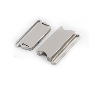 Hebilla de liberación lateral de aleación de zinc de 45 mm, color plateado mate, para bolsos, accesorio de hardware duradero y resistente al desgaste - Product Image 2