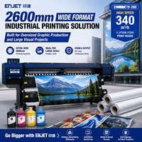 Impresora Textil de Sublimación Industrial de Alta Velocidad de 2.6m con 8 Cabezales de Impresión I3200A1, Automática, Nueva, ENJET